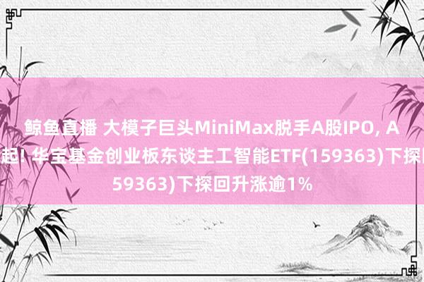 鲸鱼直播 大模子巨头MiniMax脱手A股IPO, AI哄骗高涨再起! 华宝基金创业板东谈主工智能ETF(159363)下探回升涨逾1%